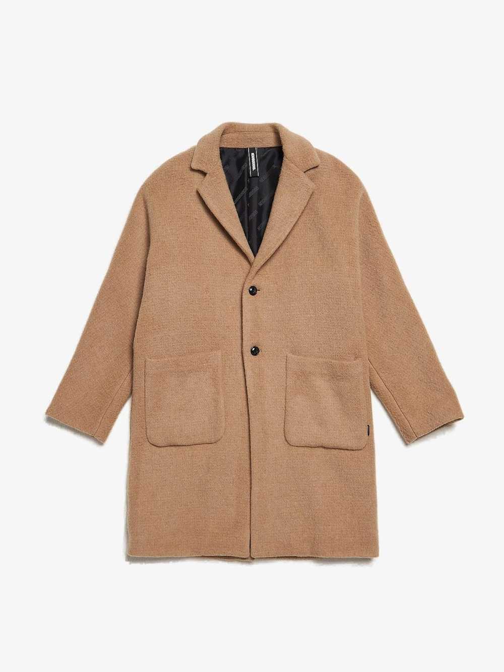 Neighborhood Beige Single Breasted Wool Coat