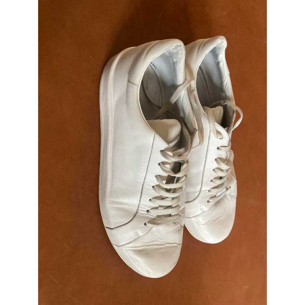cedar⭐︎JIL SANDER LEATHER CREAM Jil Sander High 65 Leather Sandals Cream Jil Sander