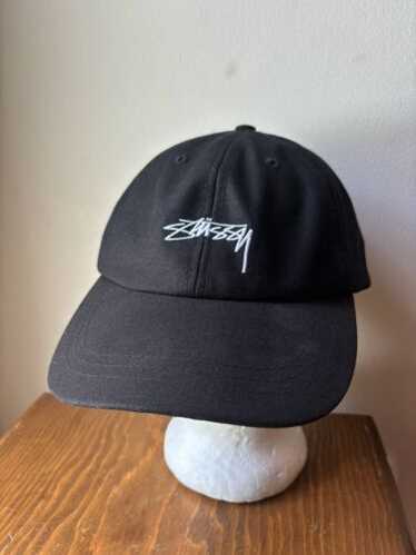 “SS 総柄” old stussy ビーニー 90s 00s Y2K STUSSY - 90s usa製 old stussy 刺繍ロゴ ビーニー ニット