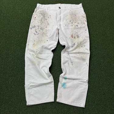 パンツ 90s Dickies Splashed White Painter Vintage 90s Paint Spalted White Dickies Radda Mens Carpenter