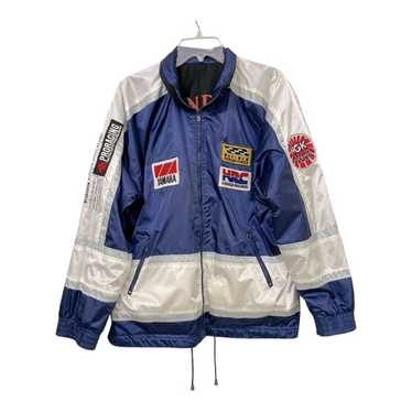 90s HONDA ホンダコレクション　ビンテージダウンジャケット　刺繍ロゴ 90'S DEAD STOCK DJ HONDA NYC DOWN JACKET 90sデッドストック
