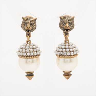 Gucci tiger head earrings - Gem