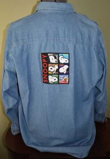 Vintage PEANUTS デニムシャツ 日本製 1d97947f36aaa73d2f6958039bfe34