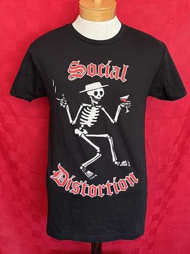 Social Distortion 00's バンドTシャツ Mike Ness Social Distortion Mike Ness Black Kat Vintage tour T shirt