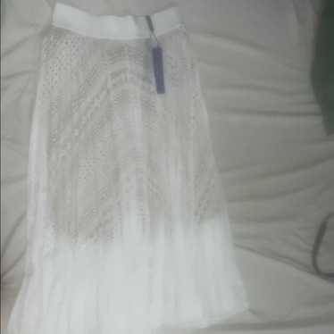 Elegant White Lace Skirt Elietahari - image 1