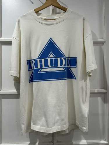 【関税込み】Rhude ホワイト Runway Script Tシャツ Rhude Runway Script - Vintage White – Kith