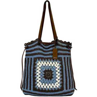 【Miu Miu】RAFFIA MIU MIU HANDBAG Miu Miu Raffia-effect handbag Brown - Women | VIETTI Online