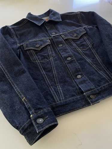 美品☆FLAT HEAD 12oz DENIM COAT デニムショップコートL