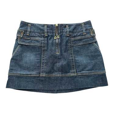 Dolce & Gabbana mini denim skirt - Gem