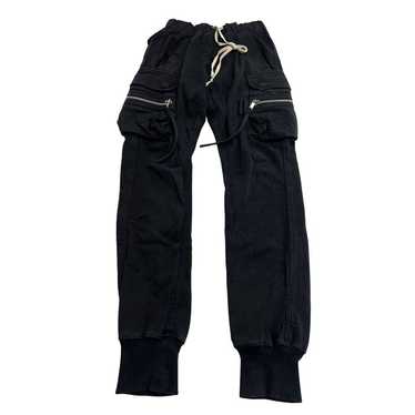 Rick Owens MASTODON CARGO /ブラック/46 Black Hollywood Mastodon Megacargo Pants by Rick Owens on Sale