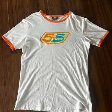 55DSL DIESEL グリーン y2kアーカイブ スケーター ロゴ Tシャツ