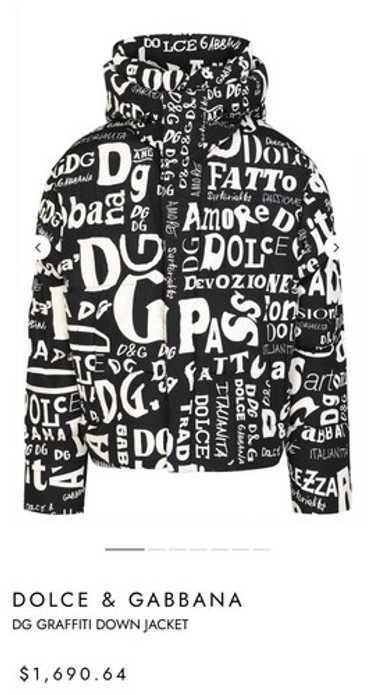 DOLCE & GABBANA ブラック ダウンジャケット クラウン柄 DOLCE＆GABBANA ドルチェ＆ガッバーナ ドルガバ アウター ダウン
