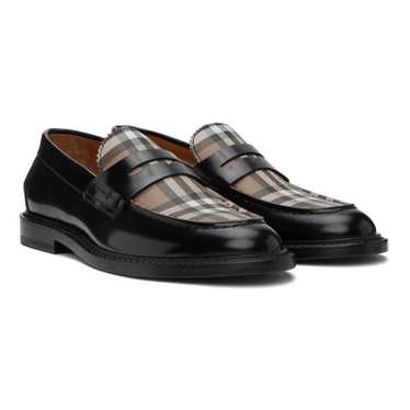 靴 burberry 24ss Loafer Burberry Creeper Clamp Loafers Green (Women's) - 8077384 - US