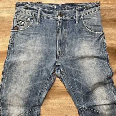 G-Star RAW Jeans Arc 3d Loose Tapered Lt Aged Destroy in
