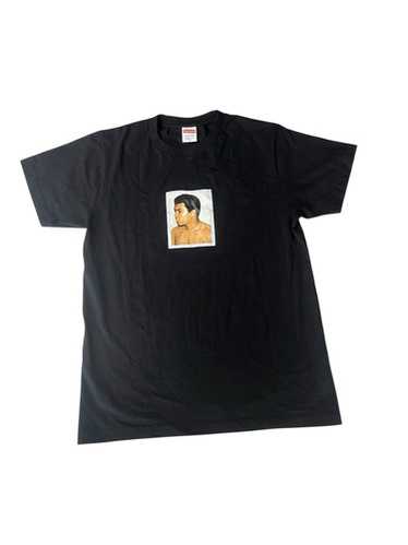 Supreme 16SS Ali/Warhol Tee 黒 (Supremeステッカー付き) SUPREME 16SS Ali Warhol Tee Photo Print Short Sleeve Black