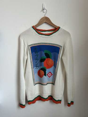 [Casablanca] クロシェ風 コットンニットシャツ Casablanca クロシェニット シャツ | マルチカラー | FARFETCH JP