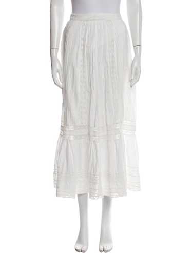 LoveShackFancy Skirt White Lace Trim Embellishment - image 1