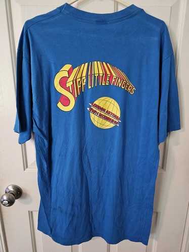 90s ヴィンテージ　STIFF LITTLE FINGERS 来日記念Tシャツ 90s ヴィンテージ STIFF LITTLE FINGERS 来日記念Tシャツ - メルカリ