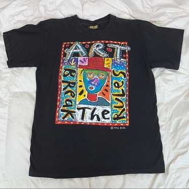 fred babb アートスウェット Vintage 90s Fred Babb Shirt Go To Your Studio Art Tee Mens