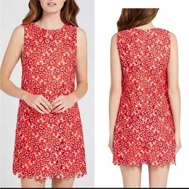 【Alice+Olivia】CLYDE 真珠 クリスタル 花柄 ミニ シフトドレス Clyde Mini Dress In Sweet Nothings | Alice + Olivia