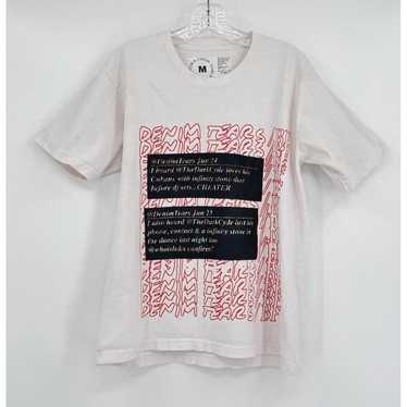 Denim tears white t - Gem