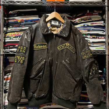 Vintage military leather jacket - Gem
