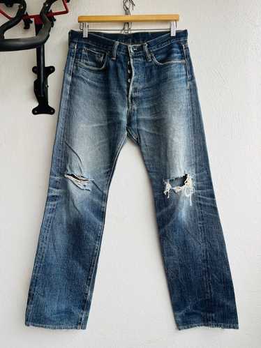 Denime selvedge jeans distressed - Gem