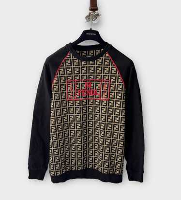 ★FENDI★ フェンディ 3D 'Fendi Roma' sweatshirt FS9718ASNH フェンディ ストライク ラージ ファブリック マルチカラー | Fendi