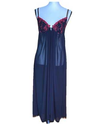 Delicates Nightgown Maxi Underwire Sheer Sexy Int… - image 1
