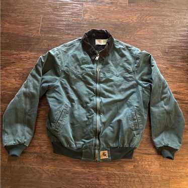 Carhartt ミシガンチョアコート HTG ハンターグリーン 星タグCarhartt ミシガンチョアコートUSA製 メンズ