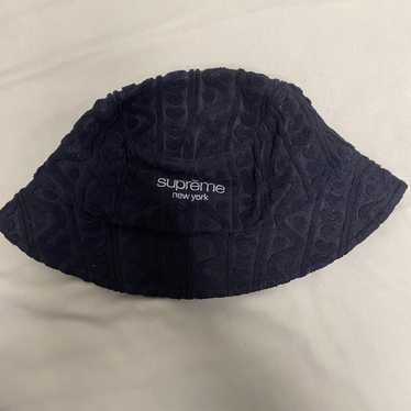 【美品】Supreme Terry Corduroy Crusher ハット 黒 Supreme Terry Pattern Crusher (SS23) - $58