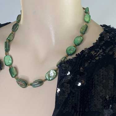 Vintage Lucas Lameth Necklace, LUC 925 Gemstone Necklace