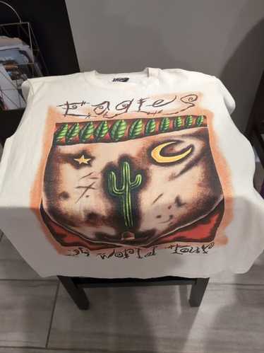 EAGLES Tシャツ ワールドツアー1994 ヴィンテージ　パンフレット Vtg Giant 1994 Eagles '94 World Tour 90s Concert Band T
