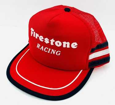 帽子 Firestone 80's Trucker Hat Made in USA Vintage 1980s firestone hat - Gem
