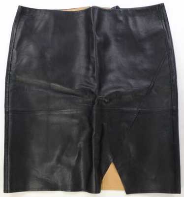 Leather skirt polo ralph lauren black - Gem
