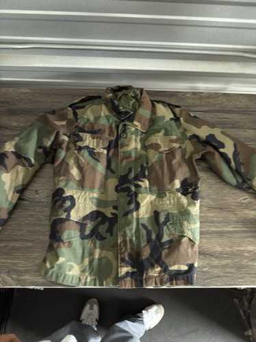 ジャケット・アウター 80s US.Army  Camo Parka (size L) 1980's US Army Camo Parka Field Cold Weather Jacket Golden