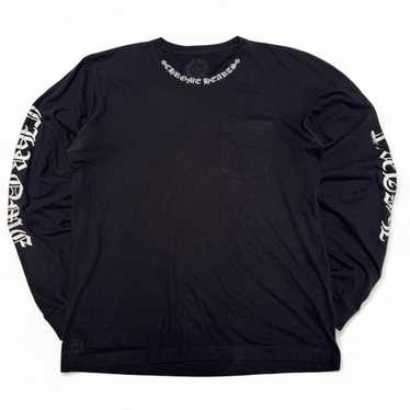 送料込♪【CHROME HEARTS】NECK LOGO TEE \"WHITE/PURPLE\" chrome hearts Neck Script Tee - White/Purple | Garmentory