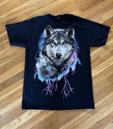 Wolf lightning t-shirt - Gem