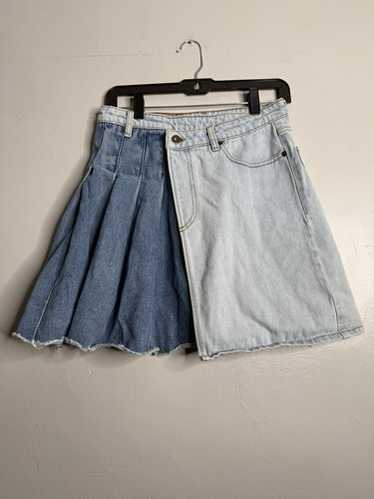 ミニスカート Alexander Mcqueen Denim Mini Skirt Alexander Mcqueen Kickback Denim Skirt Alexander McQueen