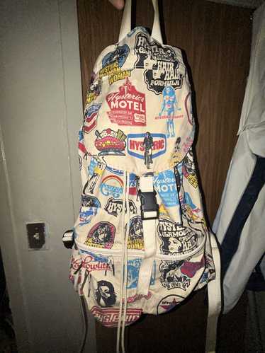 HYSTERIC GLAMOUR バックパック ホワイト/ブルー/レッド Hysteric glamour backpack - Gem