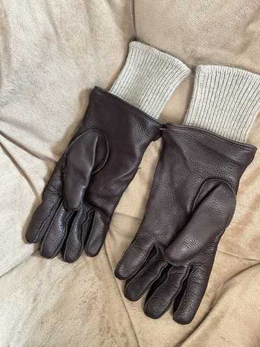 Coach brown leather gloves - Gem