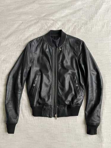 Rick owens leather bomber jacket - Gem