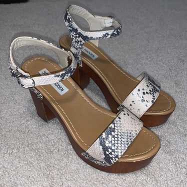 【Steve Madden】Luna 厚底プラットフォーム ミュール Steve madden luna platform - Gem