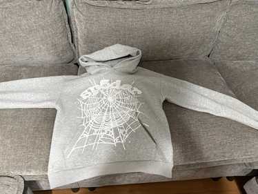 Sp5der hoodie heather grey - Gem
