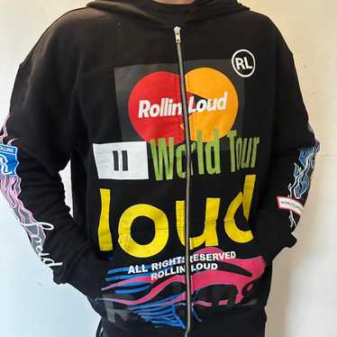 Rolling loud zip-up hoodie - Gem