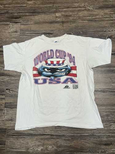 94ワールドカップアメリカ大会　ヴィンテージTシャツ 1994 USA サッカーワールドカップ Tシャツ ビンテージ｜Yahoo
