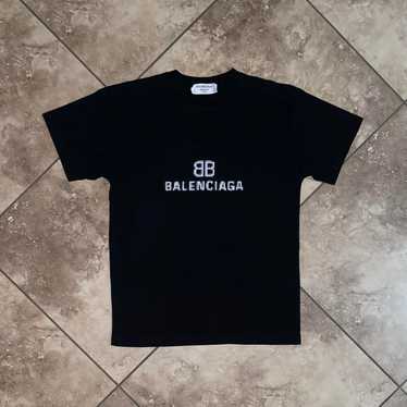 BALENCIAGA ピクセルロゴTシャツ BALENCIAGA バレンシアガ ピクセルロゴ オーバーサイズ Tシャツ