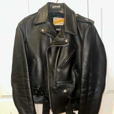 Schott NYC Perfecto Sport Wear ジャケット 36 Classic Perfecto® Leather Motorcylce Jacket - Long