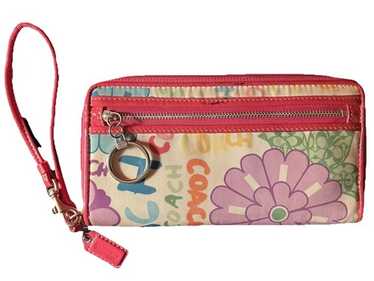 バッグ COACH Poppy Accessory Pouch flower charm バッグ COACH Poppy Accessory Pouch flower charm COACH Poppy