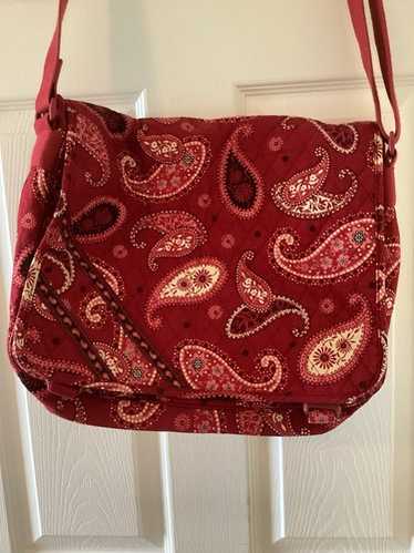 Vera Bradley Crossbody Mesa Red  Quilted Messenge… - image 1